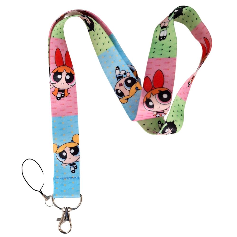 Most Popular Cartoon Network Classics The Power Puff Girls Characters Lanyard